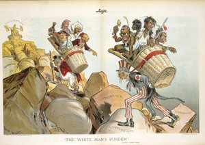 "Valkoisen miehen taakka" tekijältä Victor Gillam