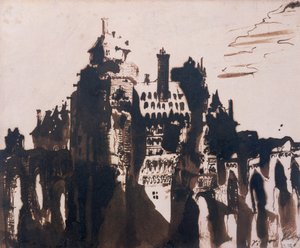 Château linnoitettu kahdella sillalla tekijältä Victor Hugo