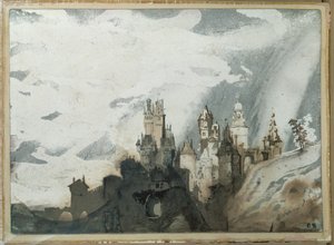 Le gay chateau (kynä ja pesu) tekijältä Victor Hugo