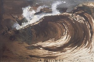 My Destiny, 1857 (kynä ja muste, pesu ja guassi) tekijältä Victor Hugo