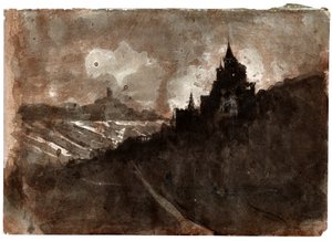 Reinin laakso, noin 1850 tekijältä Victor Hugo