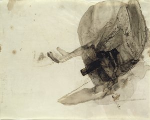 Nimetön, n.1853-5 (tussihuuhtelu paperille). tekijältä Victor Hugo