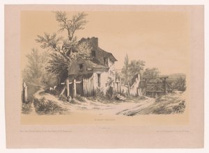Boerderij op de Mont Valérien Mont Valérienissa (otsikko esineessä) tekijältä Victor Lefranc