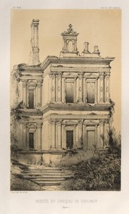 ...pl. 19, Chateau De Chaumot Yonnen jäänteet, 1860.