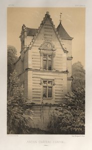 ...pl. 55, entinen Château Dérival Aisne, 1860. tekijältä Victor Petit