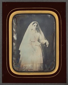 Tytön muotokuva,c. 1853 (kuva) tekijältä Victor Plumier