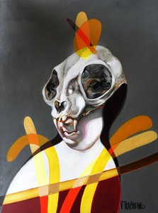 Abstrakti kallo-veistos tekijältä Victor Tkachenko