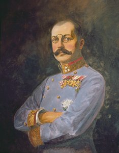 Itävallan kenraali arkkiherttua Franz Salvator, n. 1916 (öljy kankaalle)