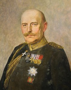 Kenraali Helmuth von Moltke nuorempi, n. 1916 (öljy kankaalle)
