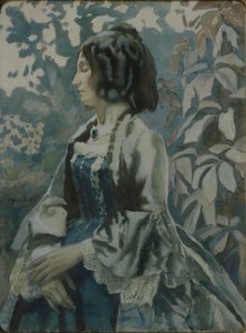 Naisen muotokuva, 1902 tekijältä Viktor Elpidiforovich Borisov Musatov