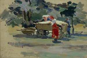 Doukhoborit Borjomissa, 1895 tekijältä Viktor Elpidiforovich Borisov Musatov