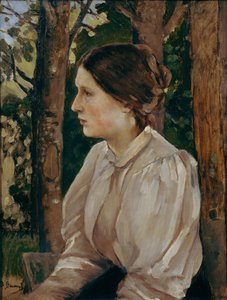 Muotokuva Tatjana Viktorovna Vasnetsovasta, taiteilijoiden tyttärestä, 1897