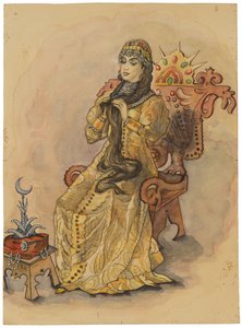 Prinsessa, joka ei koskaan hymyillyt Nesmeyanaa, 1896 tekijältä Viktor Mikhaylovich Vasnetsov
