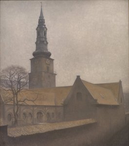 Pyhän Petrin kirkko, Kööpenhamina, 1906. tekijältä Vilhelm Hammershøi