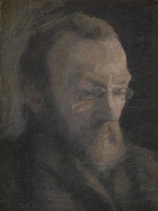 Taidehistorioitsija Karl Madsen, myöhemmin Statens Museum for Kunst -museon johtaja tekijältä Vilhelm Hammershøi