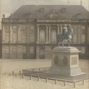 Amalienborgin aukio, Kööpenhamina tekijältä Vilhelm Hammershøi