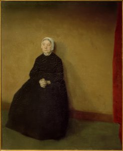 Vanha nainen tekijältä Vilhelm Hammershoi