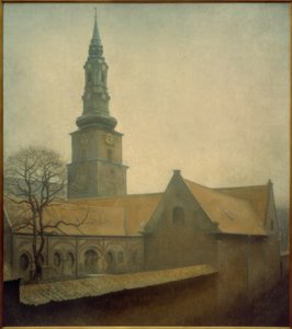 Petrin kirkko tekijältä Vilhelm Hammershoi