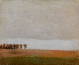 Näkymä Jægersborg Allélle. Gentofte, Kööpenhaminan pohjoispuolella tekijältä Vilhelm Hammershøi