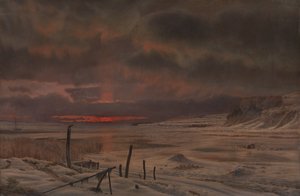 Tanskalaisen vuonun talvi-ilta tekijältä Vilhelm Kyhn