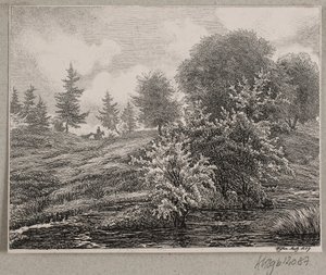 Mäkiä suon varrella tekijältä Vilhelm Kyhn