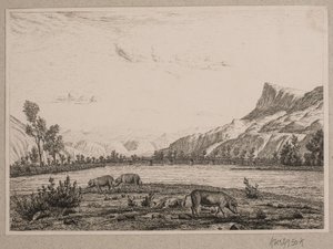 Vuoristoalue Tirolissa tekijältä Vilhelm Kyhn