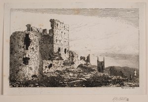 Hammershus Bornholmissa tekijältä Vilhelm Kyhn
