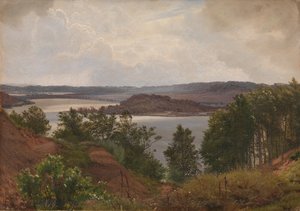 Lakes at Laven lähellä Silkeborgia tekijältä Vilhelm Kyhn