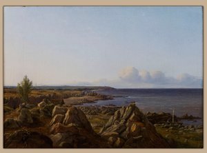 Näkymä Østerlarskerin seurakuntaan tekijältä Vilhelm Petersen