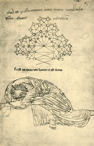 Kirkkosuunnitelma ja nukkuva apostoli, 1220-1240, 1943.
