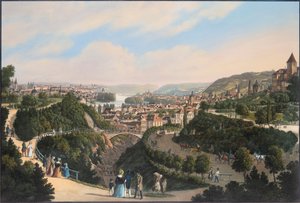 Uusi kaupunki, Vysehrad ja Smichov, n. 1830.