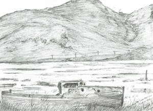 Vene kuivalla maalla, Isle of Mull, 2007 tekijältä Vincent Alexander Booth