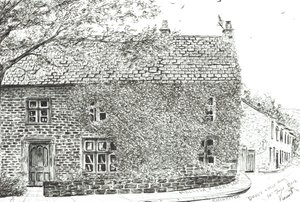 House at Ribchester, 2012, (muste paperille) tekijältä Vincent Alexander Booth