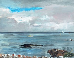 Howth Ireland, 2001, (akryyli kankaalle) tekijältä Vincent Alexander Booth