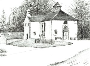 Killin & Ardeonaig Parish Church, 2007, (muste paperille) tekijältä Vincent Alexander Booth