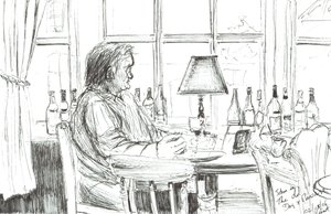 Mies pubissa aterian jälkeen, 2006 tekijältä Vincent Alexander Booth