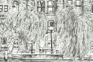 Kannu ja piano Manchester, 2005, (muste paperille) tekijältä Vincent Alexander Booth