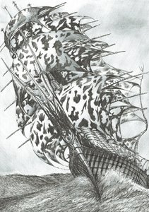 Storm Creators North Sea, 2017, (muste paperille) tekijältä Vincent Alexander Booth