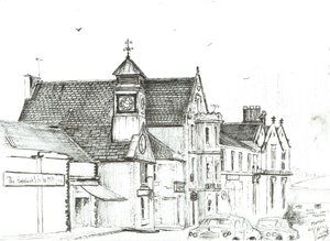 Tähtihotelli, Moffat. 2005, (muste paperille) tekijältä Vincent Alexander Booth