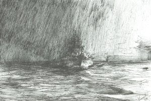 Tirpitz arktisilla vesillä 1943, 2009 tekijältä Vincent Alexander Booth