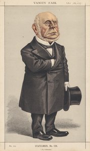 Vanity Fair: Statesman, No. 126 An Arbitrator, 1872. tekijältä Vincent Brooks Day and Son