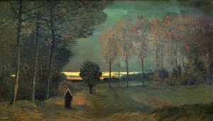 Syysmaisema illalla, 1884. tekijältä Vincent van Gogh