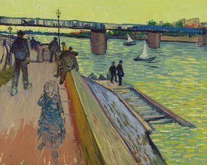Trinquetaillen silta, 1888. tekijältä Vincent van Gogh