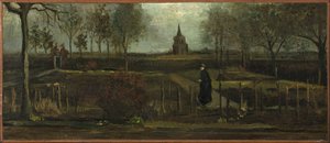 Nuenen pappilan puutarha keväällä 1884. tekijältä Vincent van Gogh