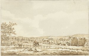 Armeijan leiri Droogbergillä Overveenissä, 19. syyskuuta 1787