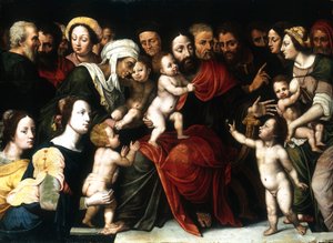 Jeesus pienten lasten kanssa, n. 1559-1589