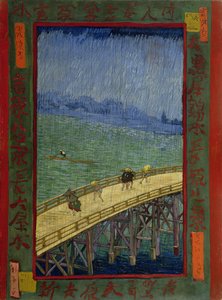 Silta sateessa (Hiroshigen mukaan) tekijältä Vincent van Gogh
