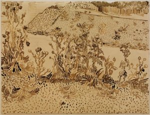 Disteln am Straßenrand tekijältä Vincent van Gogh