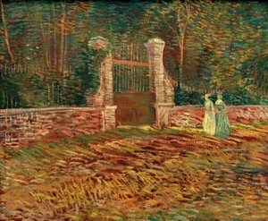 Eingang zum Park Voyer d’Argenson Asnièresissa tekijältä Vincent van Gogh