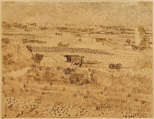 Sadonkorjuu Provencessa tekijältä Vincent van Gogh